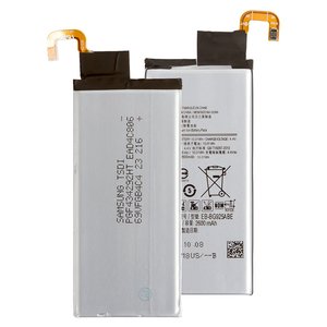 Batería EB BG925ABE puede usarse con Samsung G925F Galaxy S6 EDGE, Li ion, 3.85 V, 2600 mAh, Original PRC 