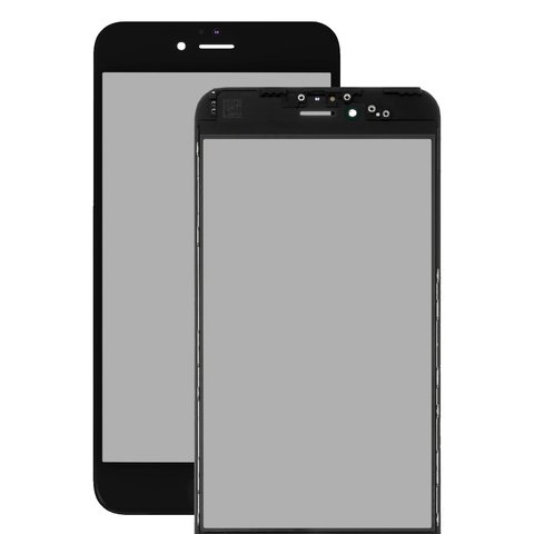 Vidrio de carcasa puede usarse con Apple iPhone 6 Plus, con película polarizada, con película OCA, con marcos, negro