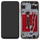 Pantalla LCD puede usarse con Huawei Nova 5i, P20 Lite (2019), negro, con marco, Original (PRC), GLK-LX1/GLK-LX1U/GLK-LX2/GLK-LX3/GLK-AL00/GLK-TL00