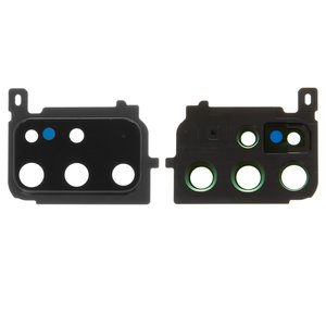 Vidrio de cámara puede usarse con Samsung G985 Galaxy S20 Plus, gris, con marcos, cosmic grey