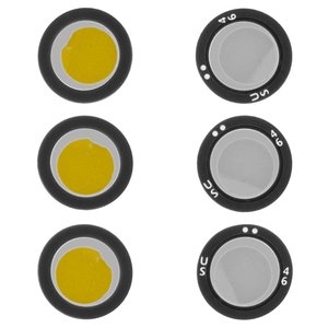 Vidrio de cámara puede usarse con Samsung A325 Galaxy A32, negro, juego de 3 uds.