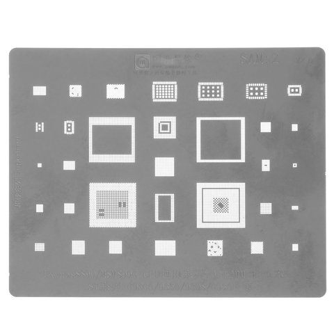 Plantilla BGA SAM:2 v2.0 puede usarse con Samsung G930F Galaxy S7, MSM8996, Exynos 8890, 33 in 1