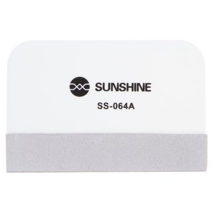 Espátula Sunshine SS 064A, para pegar películas, 93 mm, plástico, blanco