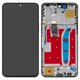 Pantalla LCD puede usarse con Huawei Honor X8, negro, con marco, original (vidrio reemplazado), TFY-LX1/TFY-LX2/TFY-LX3