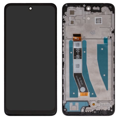 Pantalla LCD puede usarse con Motorola Moto G32, negro, con marco, High Copy, 1540446111