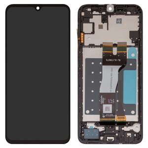 Pantalla LCD puede usarse con Samsung A057 Galaxy A05s, negro, con marco, Original PRC 