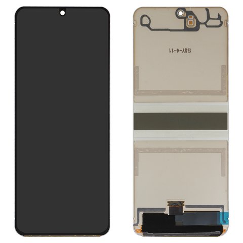 Pantalla LCD puede usarse con Samsung F731 Galaxy Z Flip5, negro, sin marco, High Copy