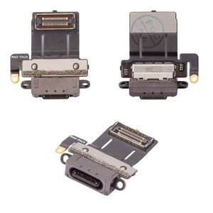 Cable flex puede usarse con iPad Pro 11 2024 5th Gen , del conector de carga, con componentes, Original PRC , space black