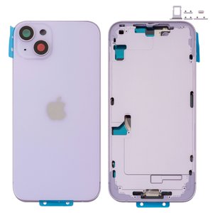 Carcasa puede usarse con iPhone 14 Plus, morado, con botones laterales,  con sujetador de tarjeta SIM, Original PRC , EU Version, purple