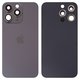 Panel trasero de carcasa puede usarse con iPhone 13 Pro, gris, con vidrio de cámara, Graphite, small hole