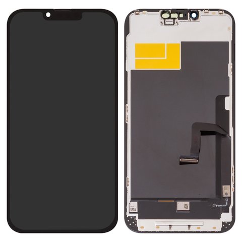 Pantalla LCD puede usarse con iPhone 13 Pro Max, negro, con marco, HC, sin error, OLED , ZY OLED OEM soft, 120Hz, diagnosable