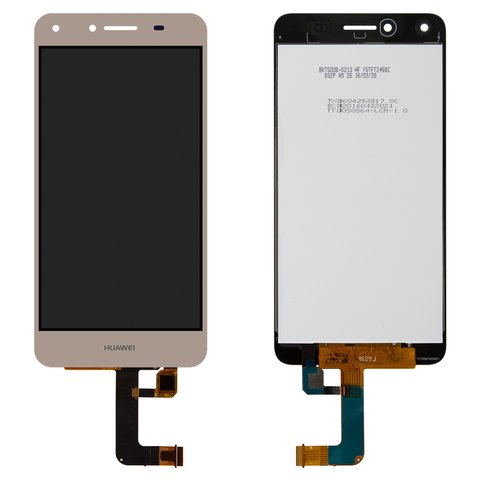 Дисплей для Huawei Y5 II, золотистий, логотип Huawei, без рамки, Original PRC , CUN U29 CUN L21 