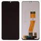 Дисплей для Samsung A037G Galaxy A03s, чорний, Best copy, без рамки, Сopy, з жовтим шлейфом, (162x72 mm)