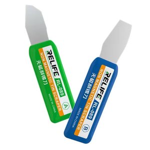 Лопатка RELIFE RL 089, для BGA реболінгу, метал, немагнітна, 2 in 1