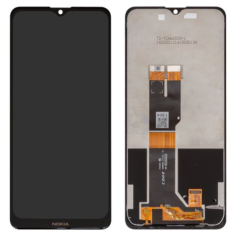 Дисплей для Nokia 2.4, чорний, без рамки, Оригінал переклеєне скло