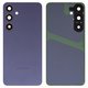 Задня панель корпуса для Samsung S926 Galaxy S24 Plus, фіолетова, із склом камери, cobalt violet