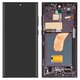 Дисплей для Samsung S918 Galaxy S23 Ultra, чорний, з рамкою, High Copy, (OLED)