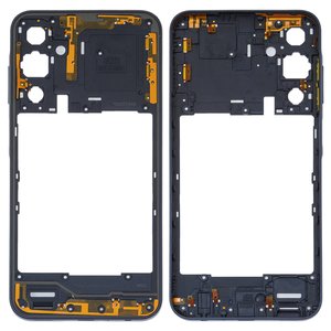 Середня частина корпусу для Samsung A256 Galaxy A25, чорна