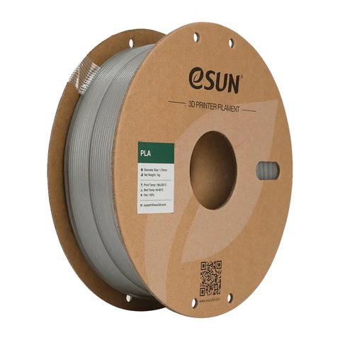 Филамент для 3D принтера eSUN PLA Luminous Blue, 1 кг