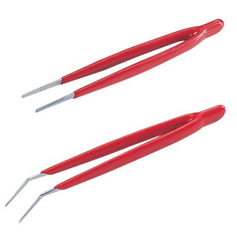 Набор пинцетов Pro'sKit 908-T301 с изолированными ручками (2 шт.)
