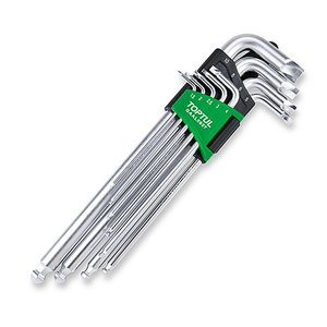 Набор супердлинных Г образных шестигранников TOPTUL GAAL0927  9 шт. 